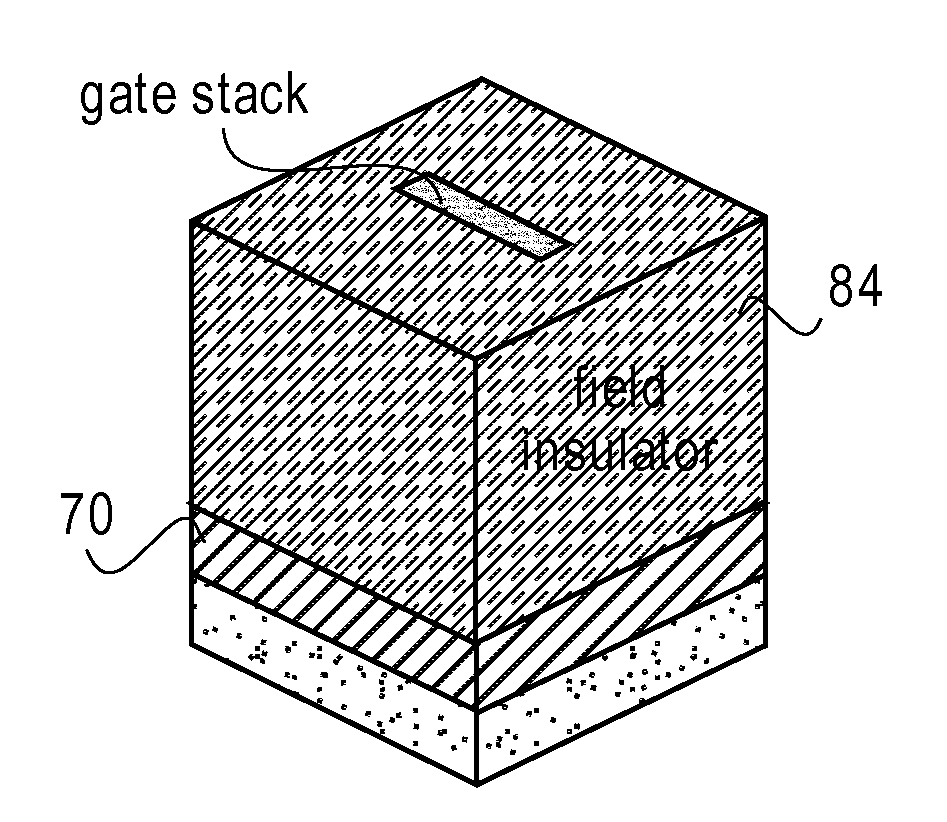 Process for fabricating a field-effect transistor with doping segregation used in source and/or drain