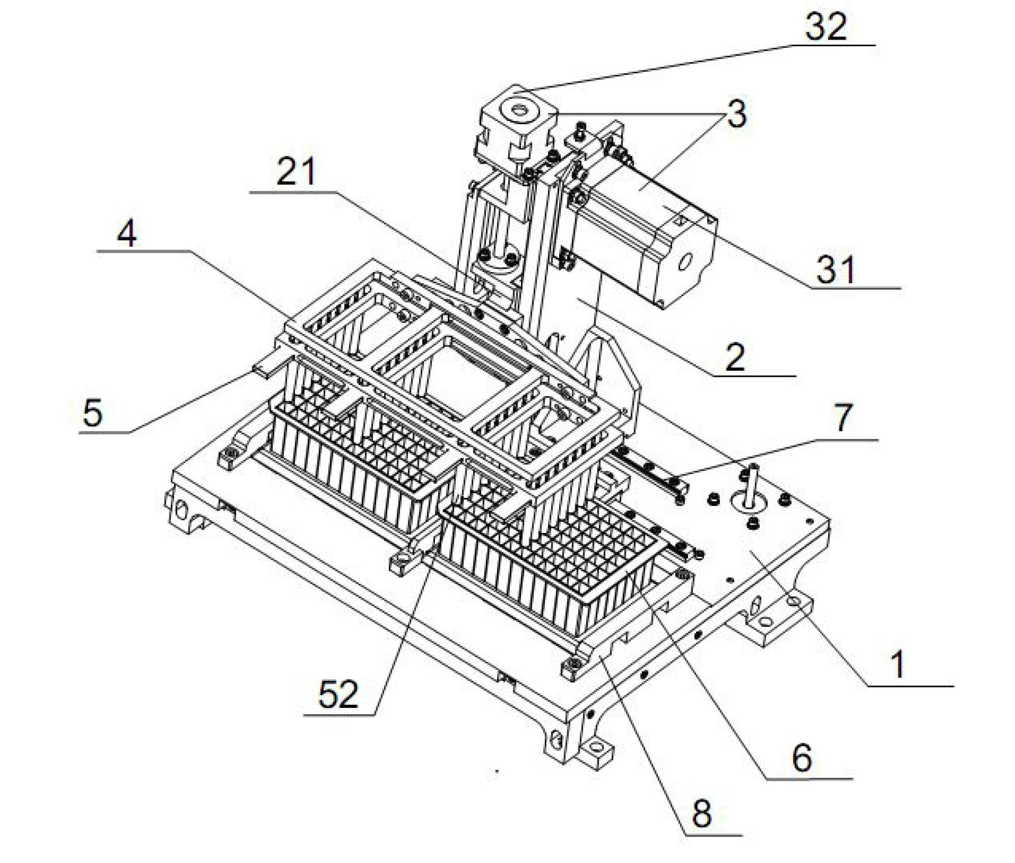 Nucleic acid extraction device capable of preventing cross-contamination