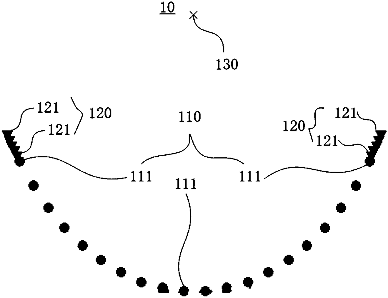 MIMO antenna array, MIMO array antenna and security inspection system