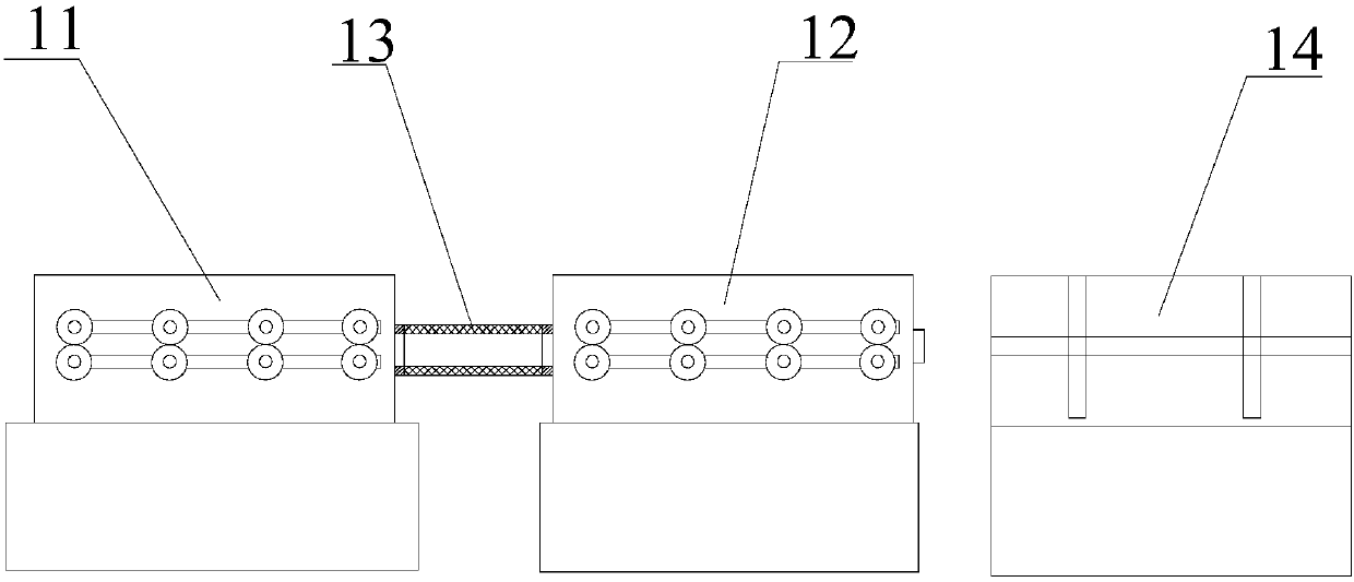 Automatic machining production line device for bamboo toothpicks