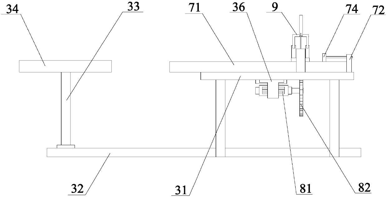 Automatic machining production line device for bamboo toothpicks