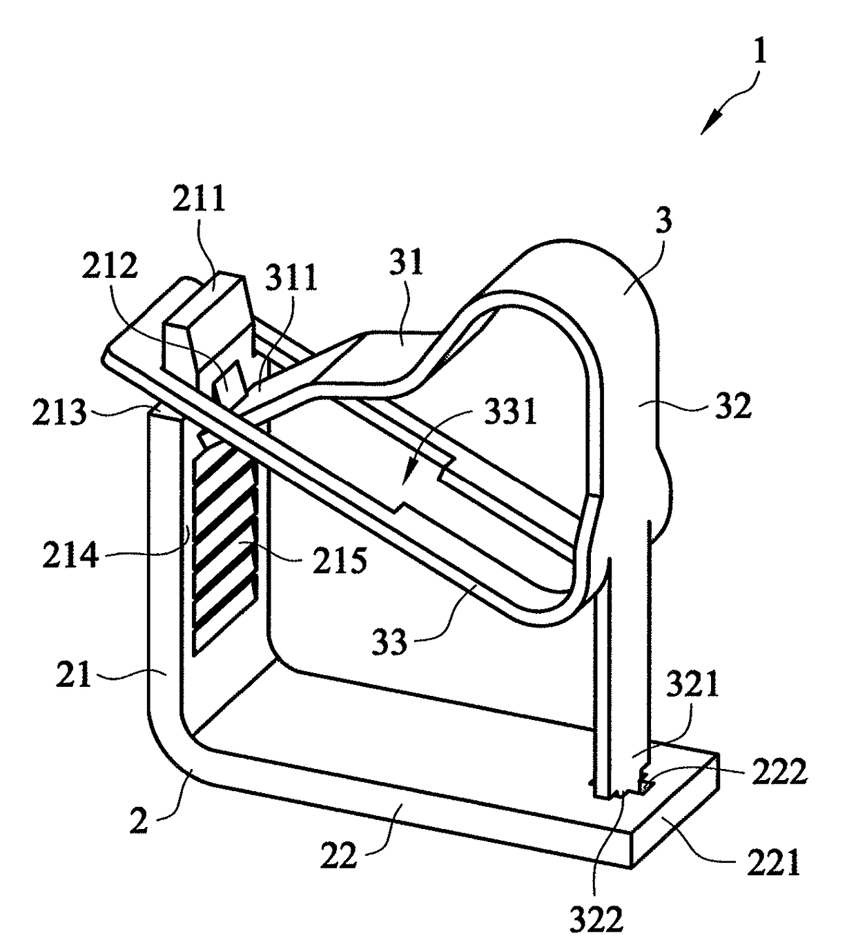 Connection terminal structure