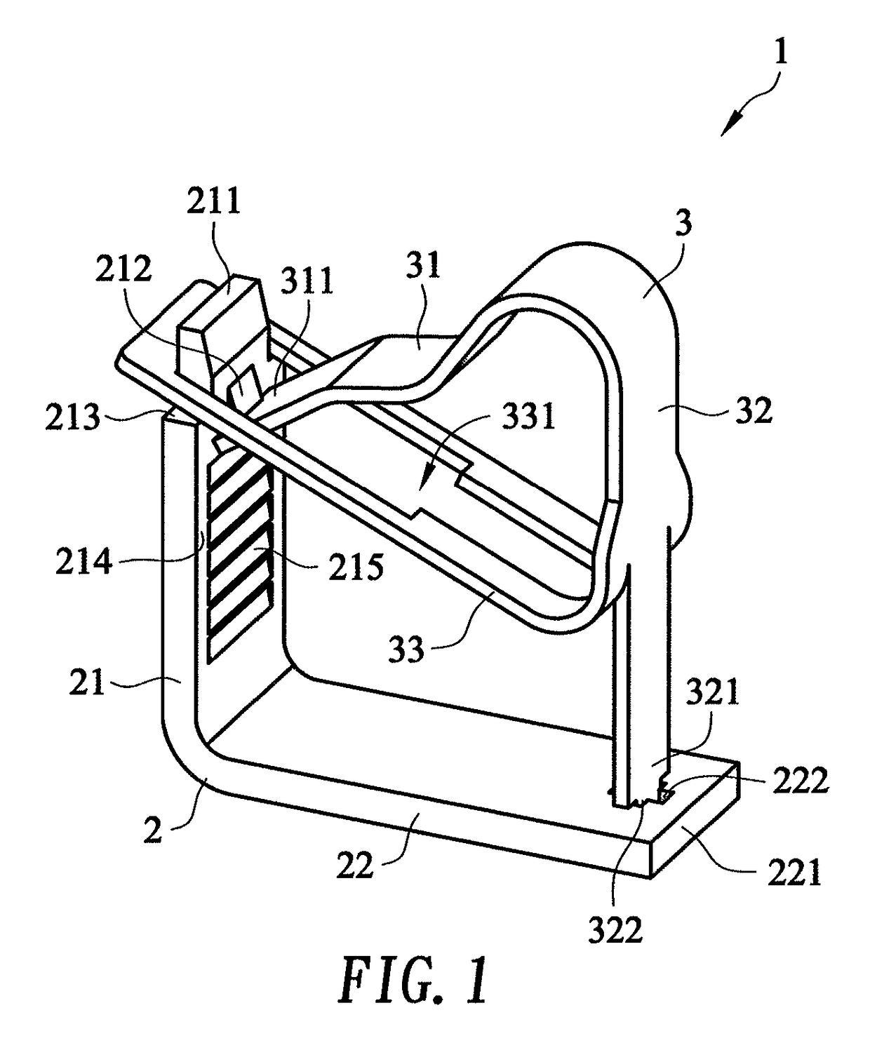 Connection terminal structure