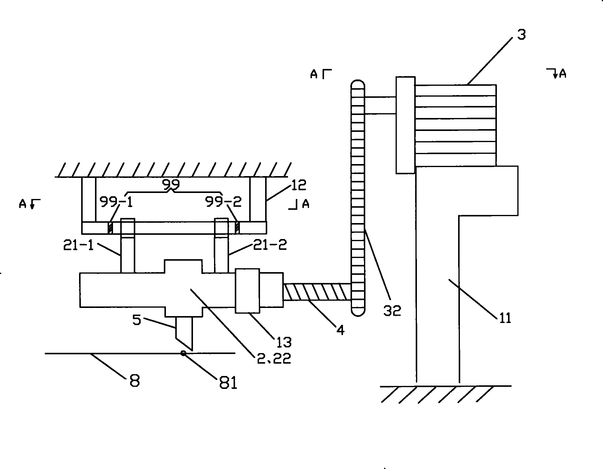 Glass fiber wall cloth edge-cutting electronic error-correcting apparatus