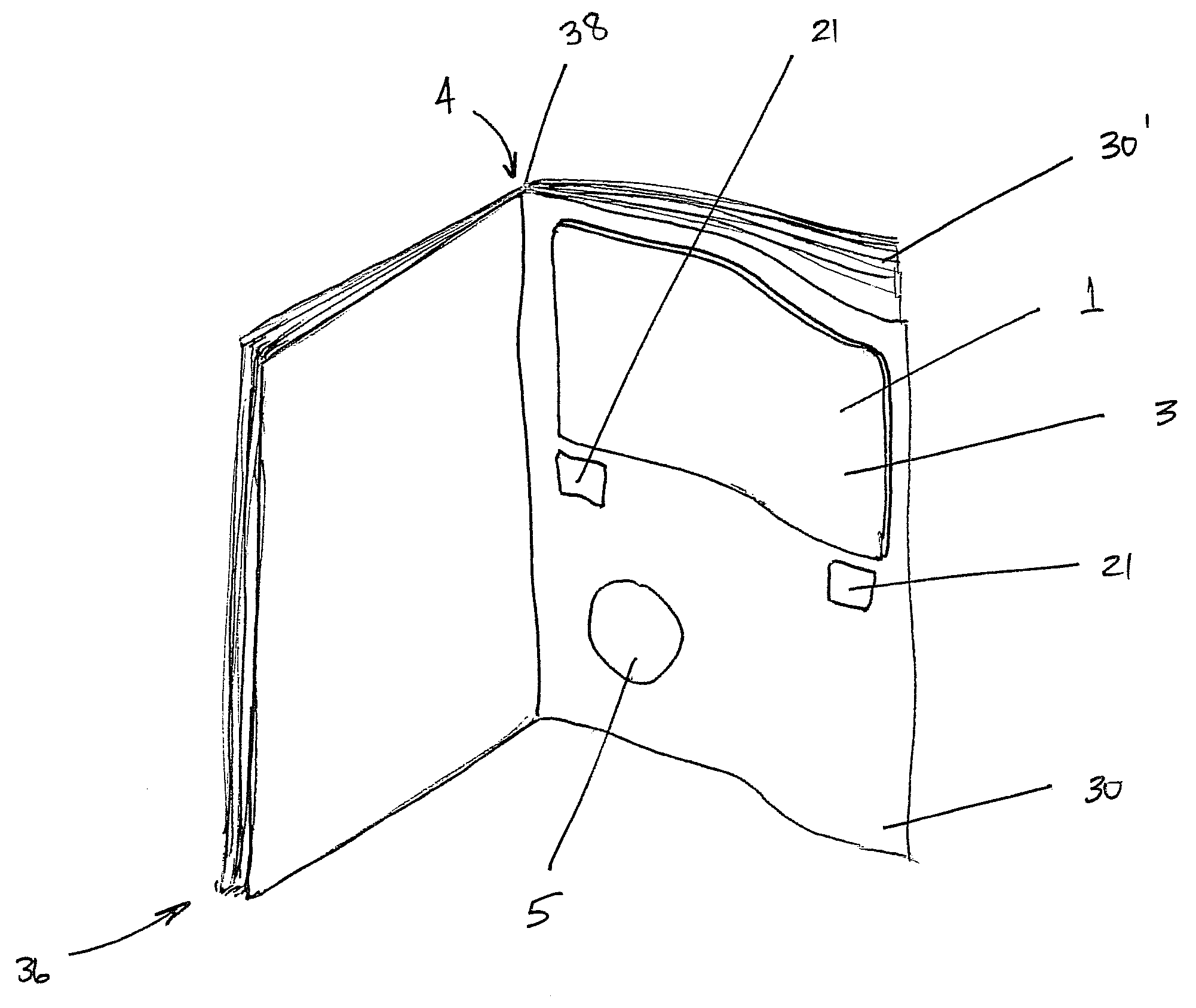 Self contained device for displaying electronic information