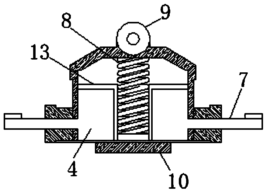 Throttle shaft with axial positioning structure