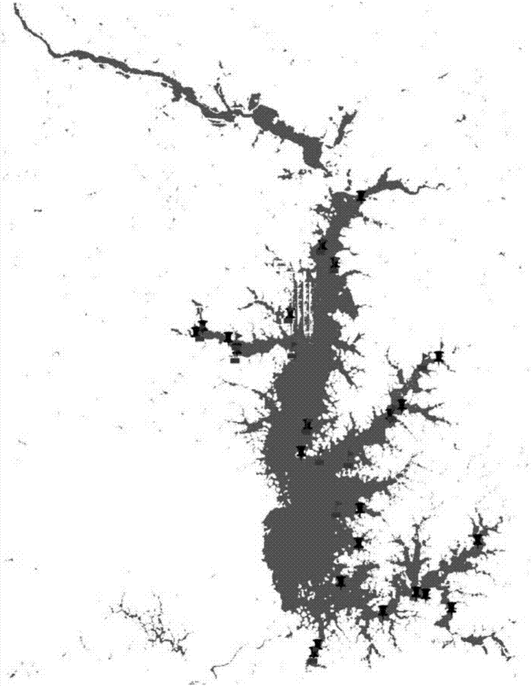 Method for estimating ammonia nitrogen content of reservoir water based on hyperspectral data