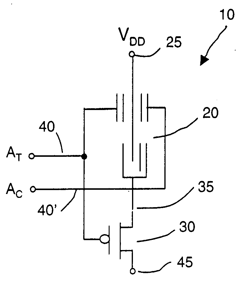 Integrated nanotube and field effect switching device