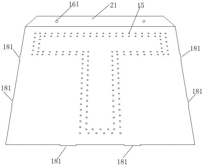 A lighting fixing module for a colored metal model and a manufacturing method thereof