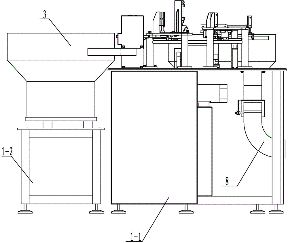 Automatic assembling machine for folding spoon or fork and box cover in can/barrel food