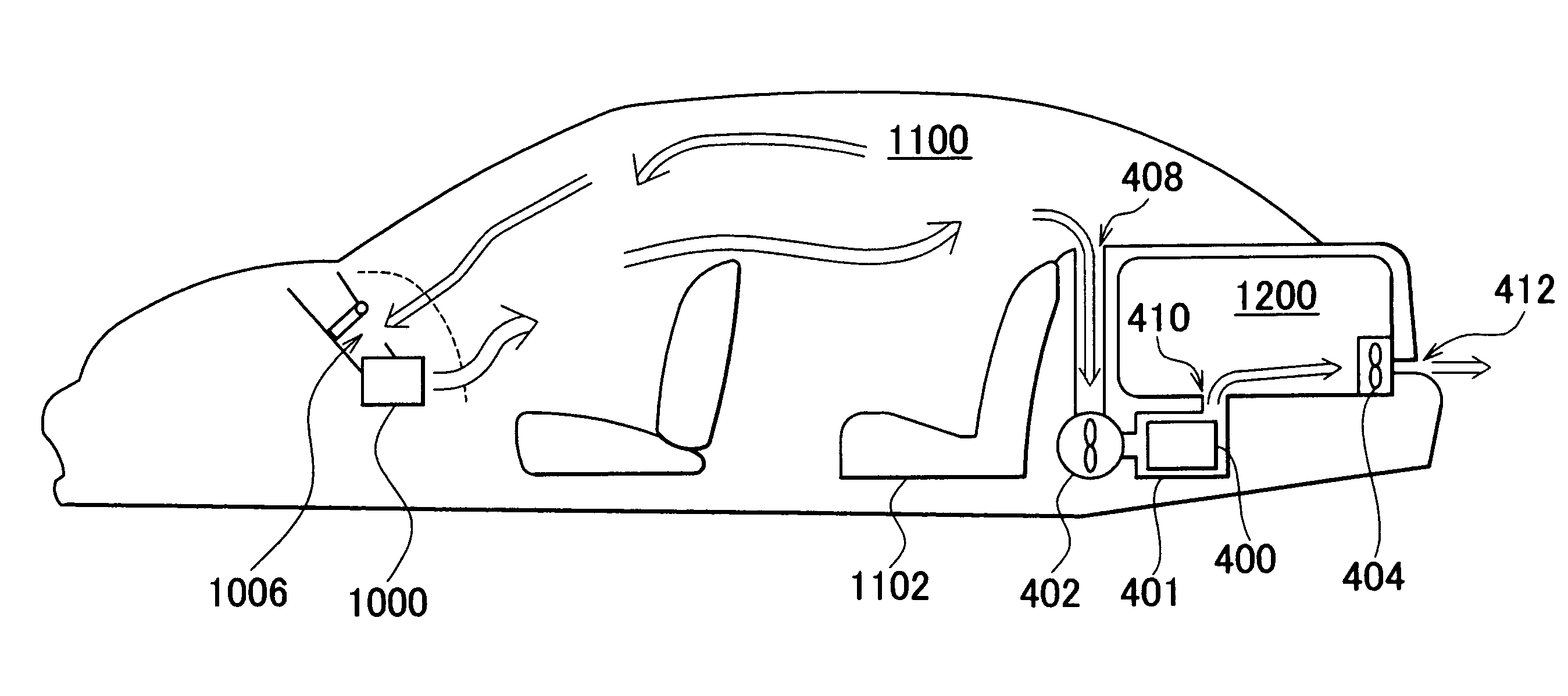 Cooling system for power storage mechanism, cooling method of the same, and vehicle