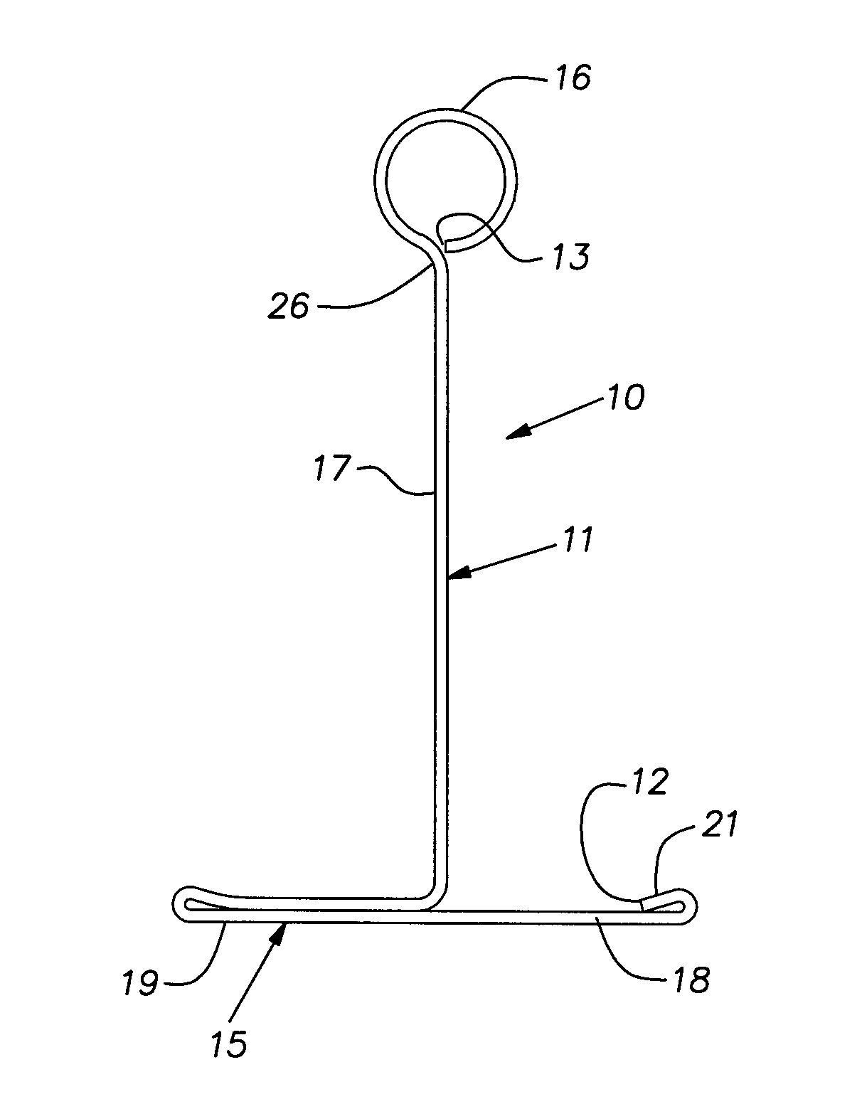 Single web grid with reinforced bulb