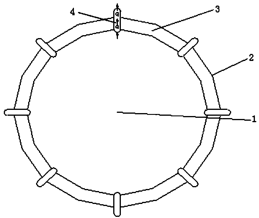 Dual-U-shaped tubular heat exchanger for soil source heat pump system