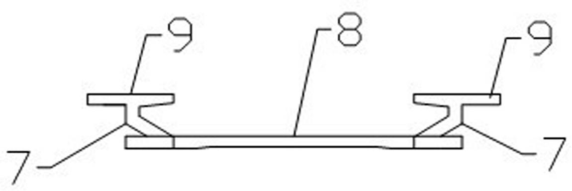 Middle trough for composite trough body scraper conveyor