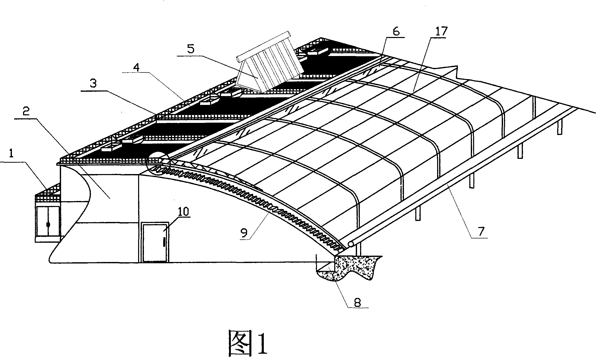 Housing energy-saving environment protection ecological greenhouse