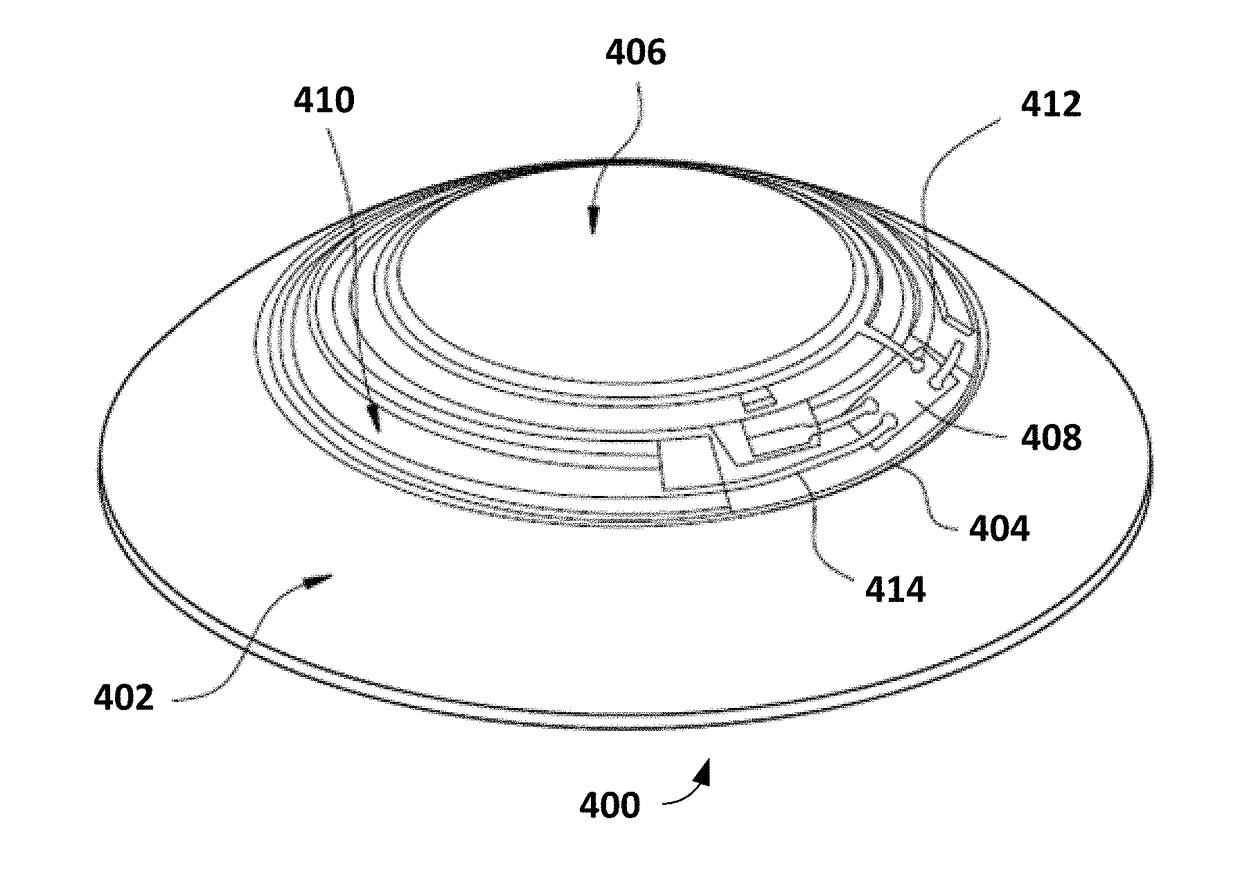 Capacitive sensing circuits and methods for determining eyelid position using the same