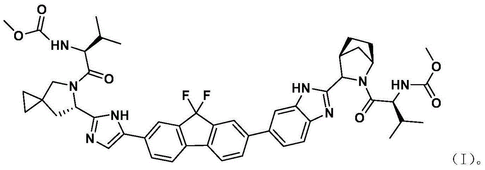 Ledipasvir intermediate preparation method