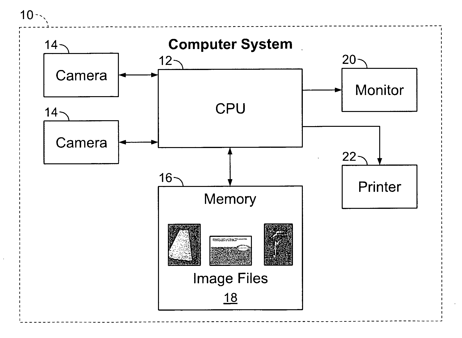 Method for using image depth information in identifying illumination fields