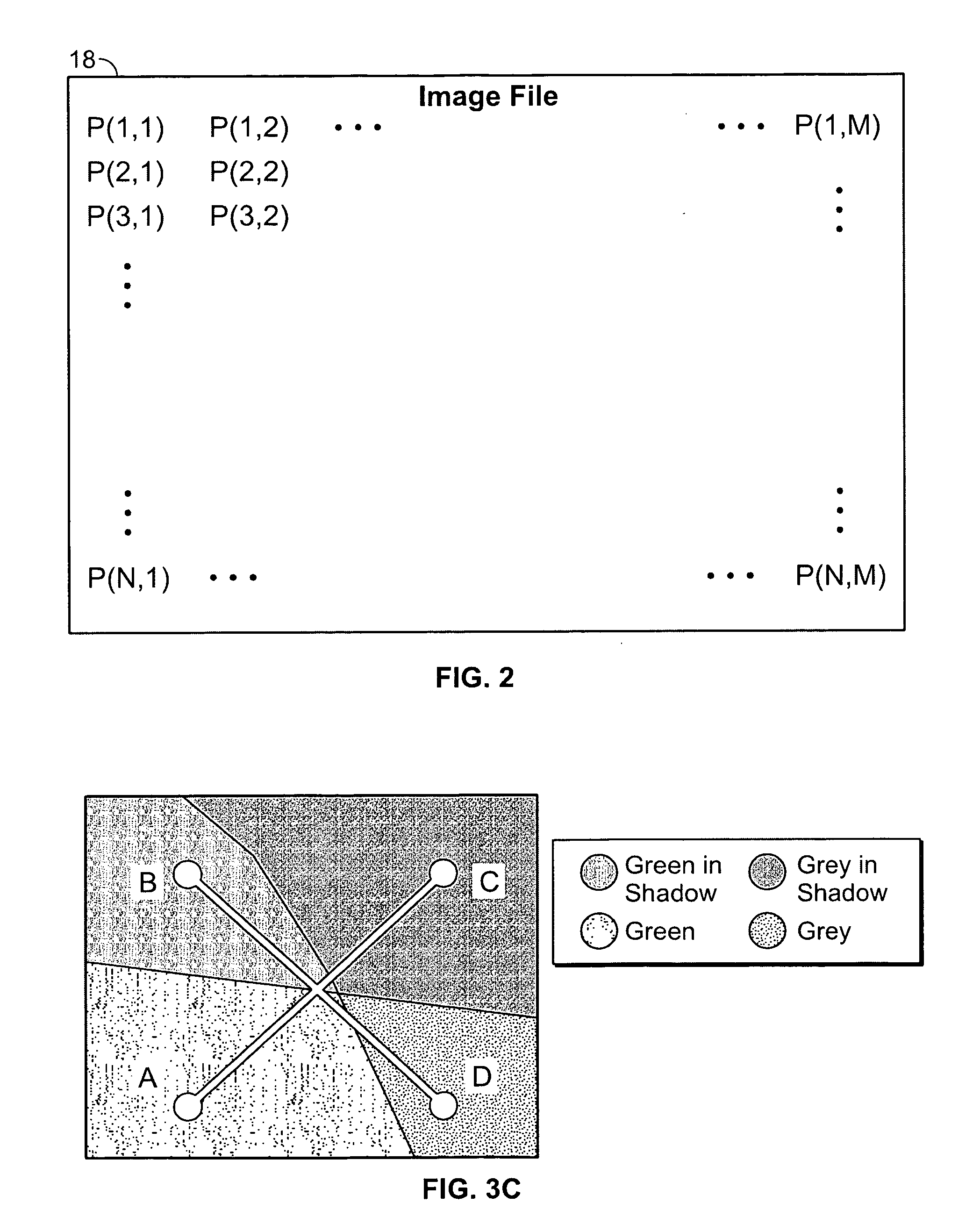 Method for using image depth information in identifying illumination fields