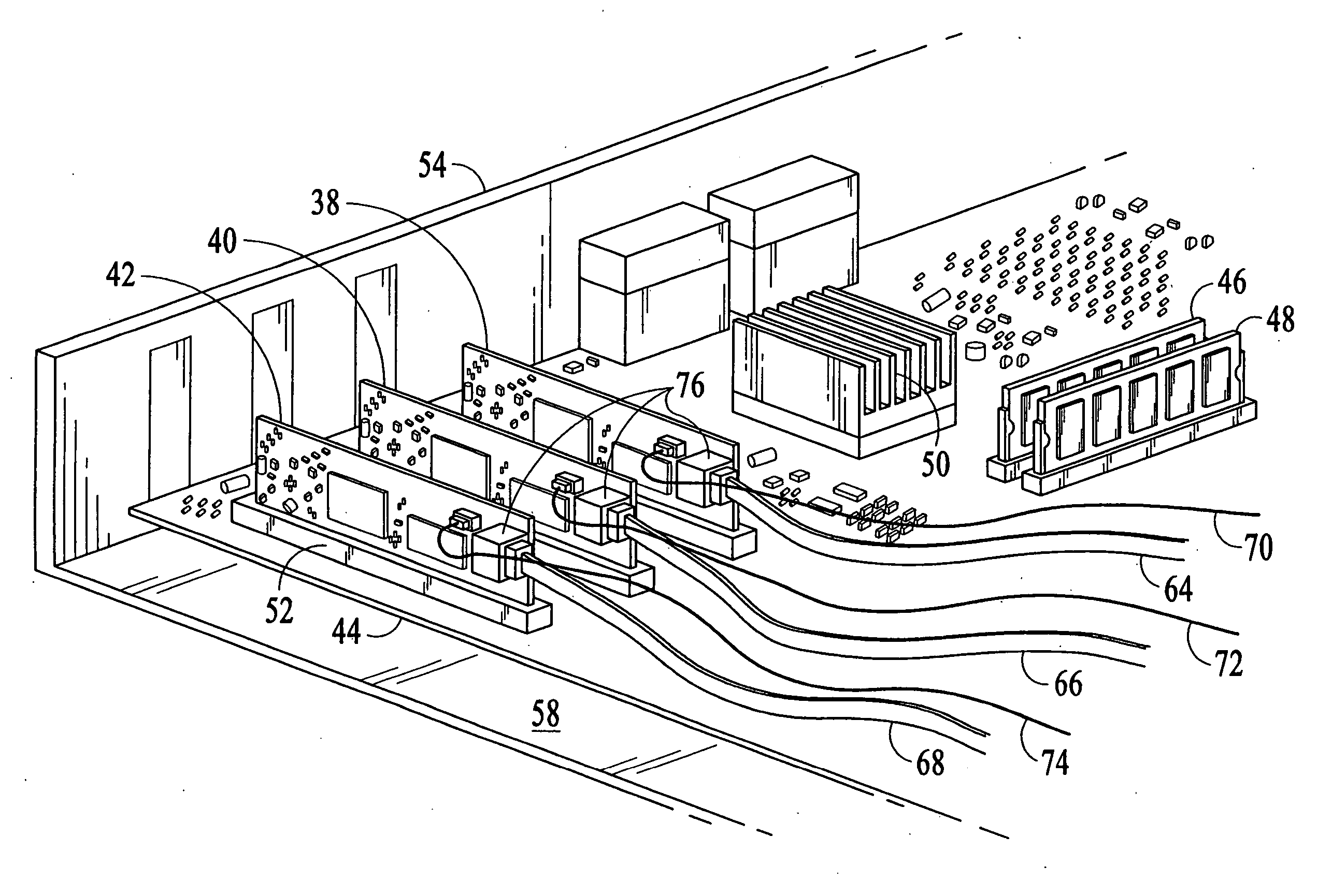 Low profile expansion card for a system