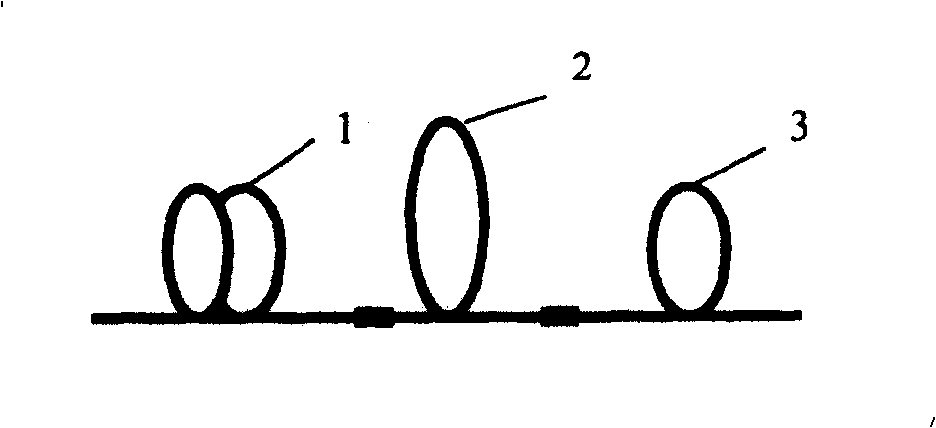 Optical pulse series spectral stretcher based on high nonlinear optic fibre