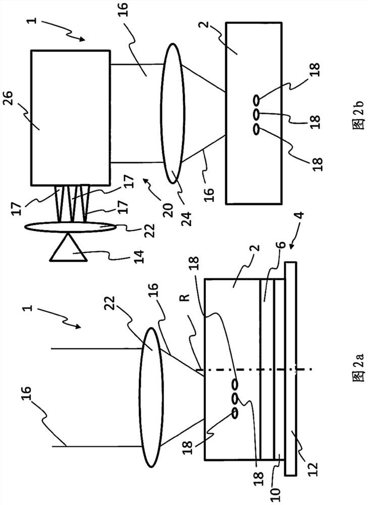 Device and method for the continuous treatment of solids by means of a laser beam