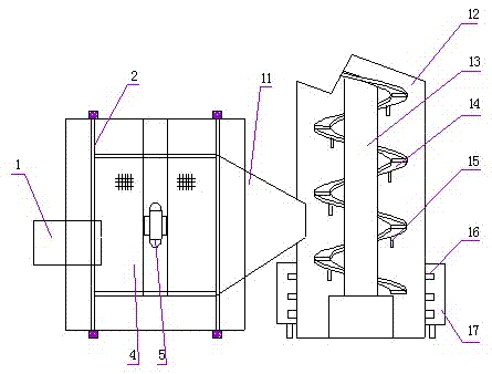 Compound classification method and equipment for ground ore product