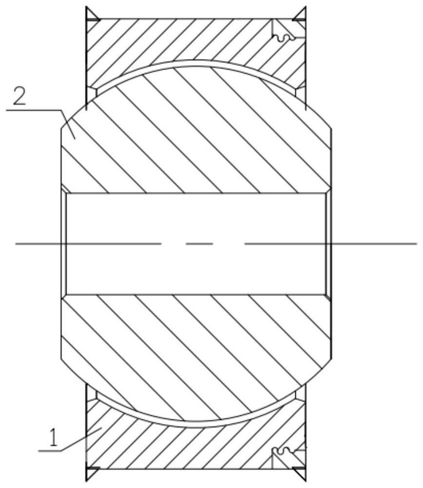 Novel knuckle bearing convenient to mount and replace