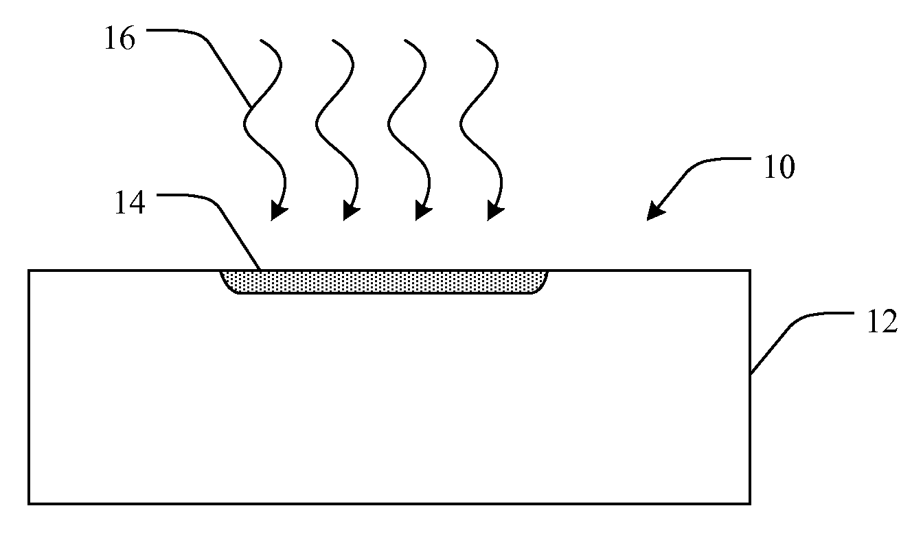 Semiconductor devices having an enhanced absorption region and associated methods