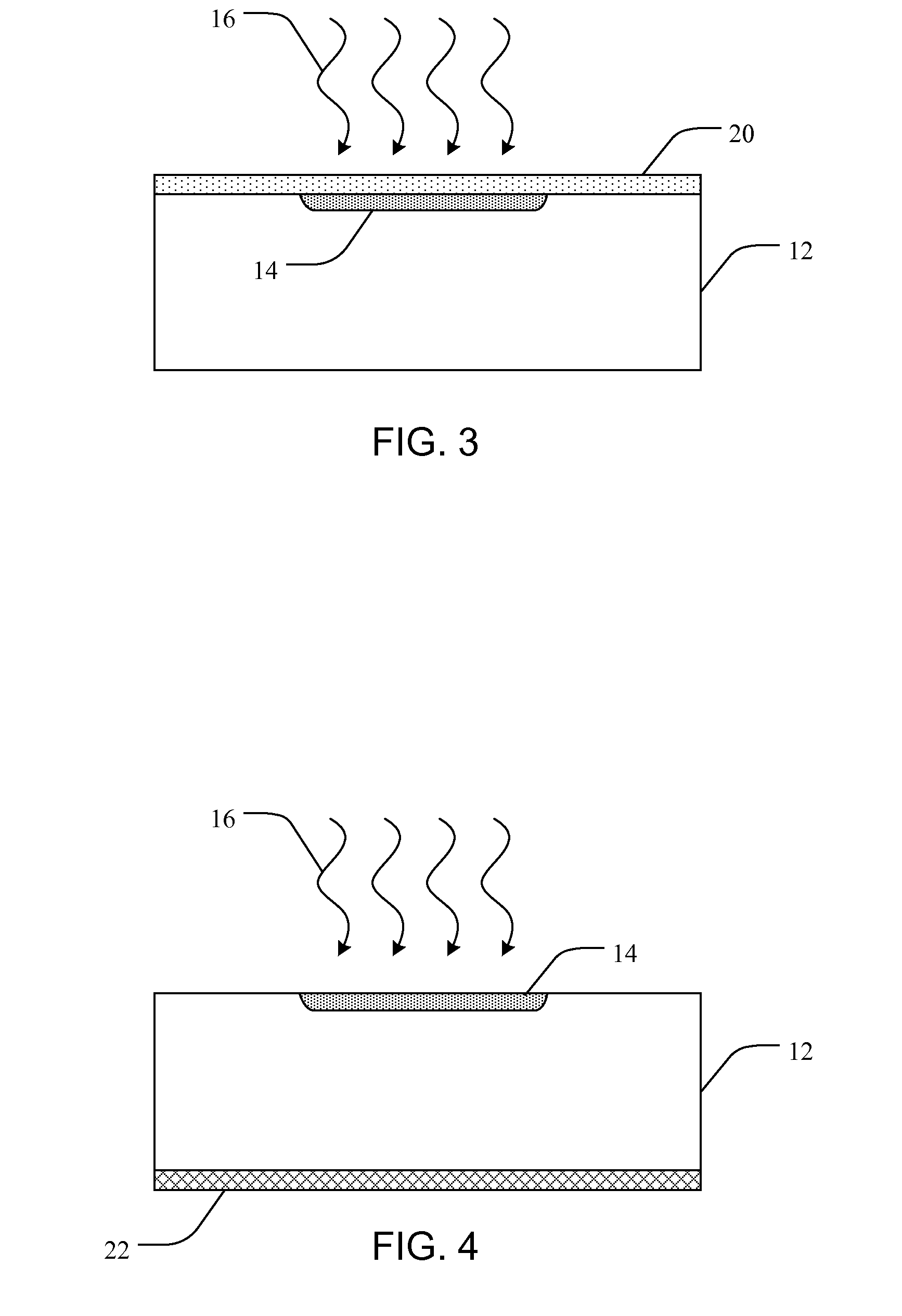 Semiconductor devices having an enhanced absorption region and associated methods