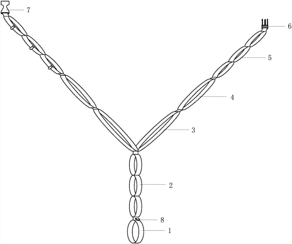 Adjustable lower-limb integral control walking-correcting band