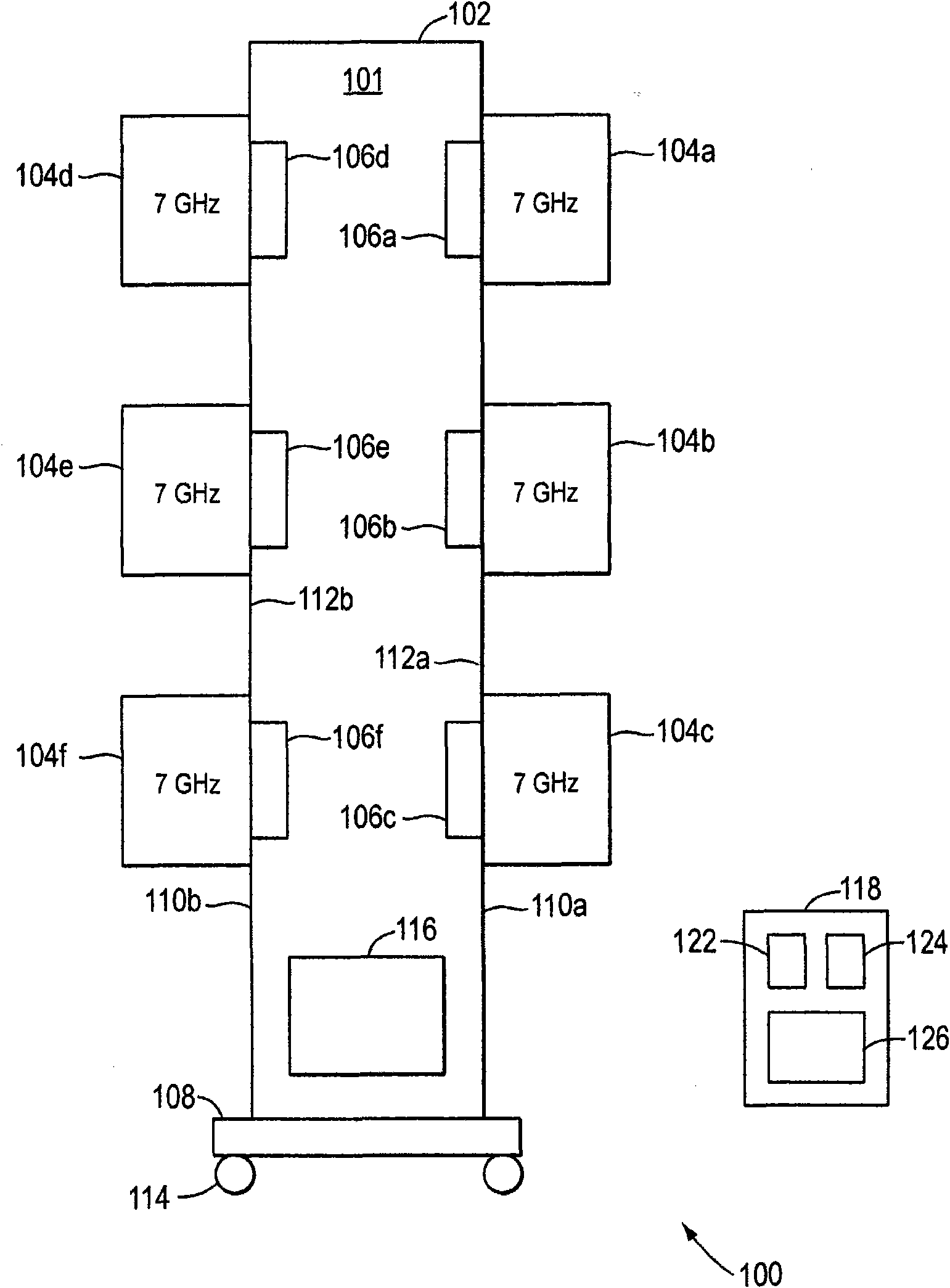 A rack system and a method for processing manufactured products