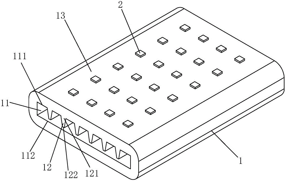 High-efficiency liquid cooling heat conduction structure and LED lamp