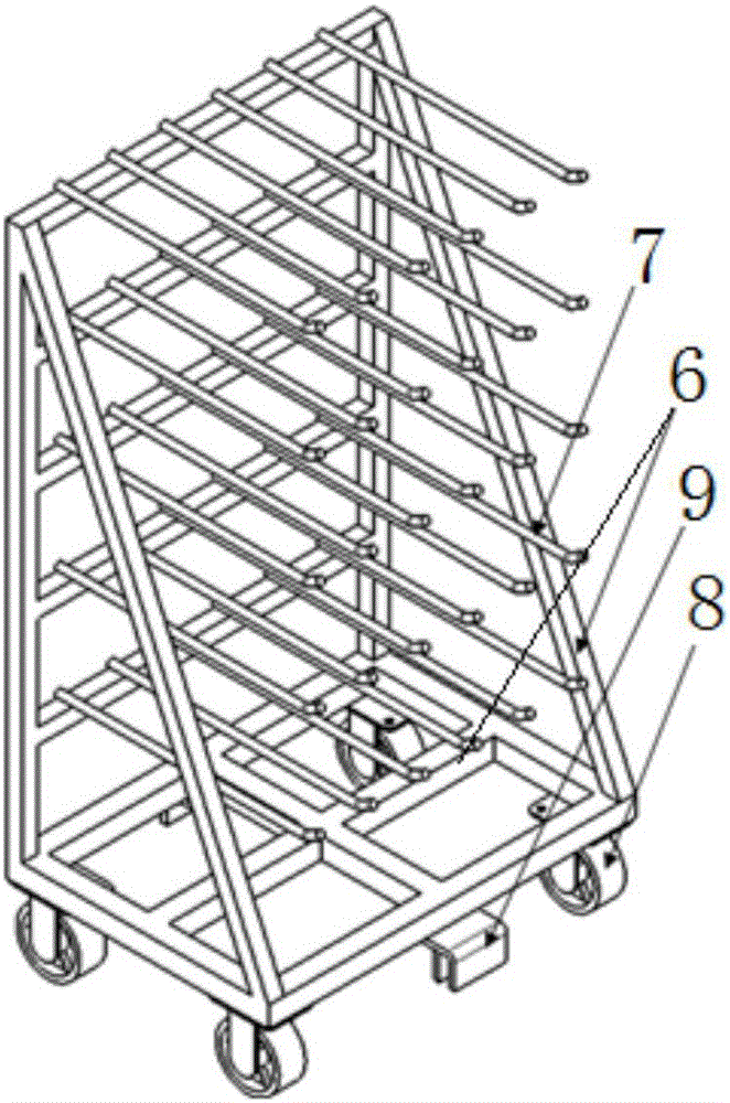 Automatic conveying system and method for car body coating auxiliary tools