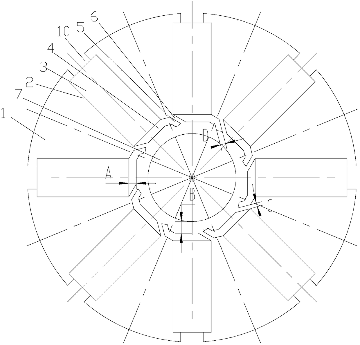 Motor rotor and permanent magnet motor