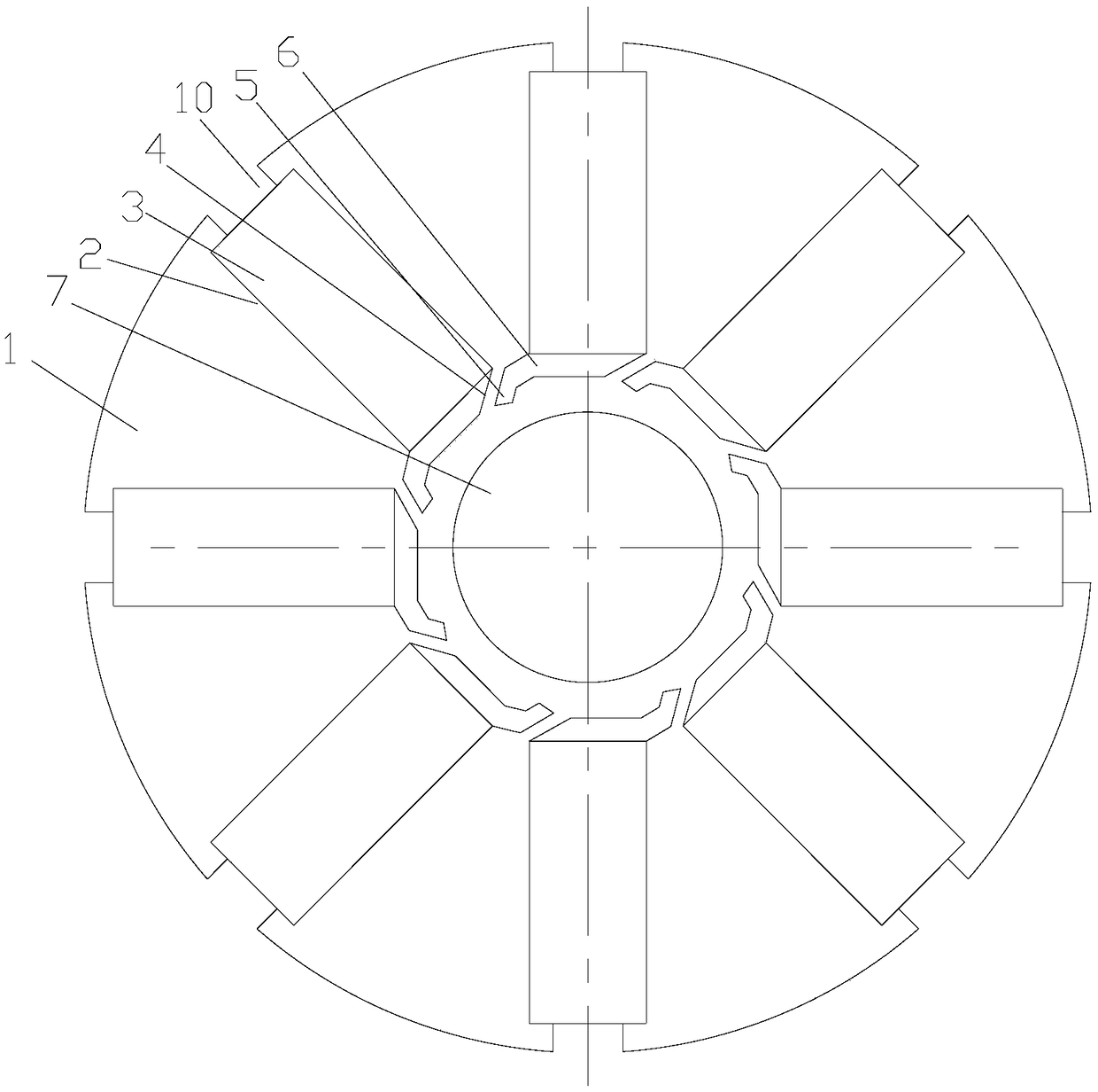 Motor rotor and permanent magnet motor