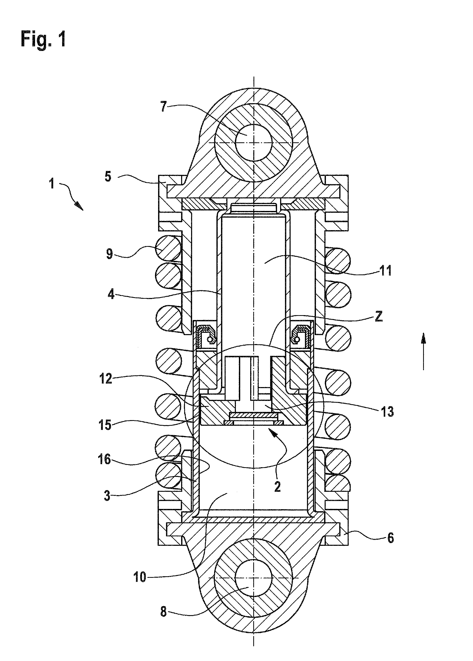 Valve spring for a plate valve