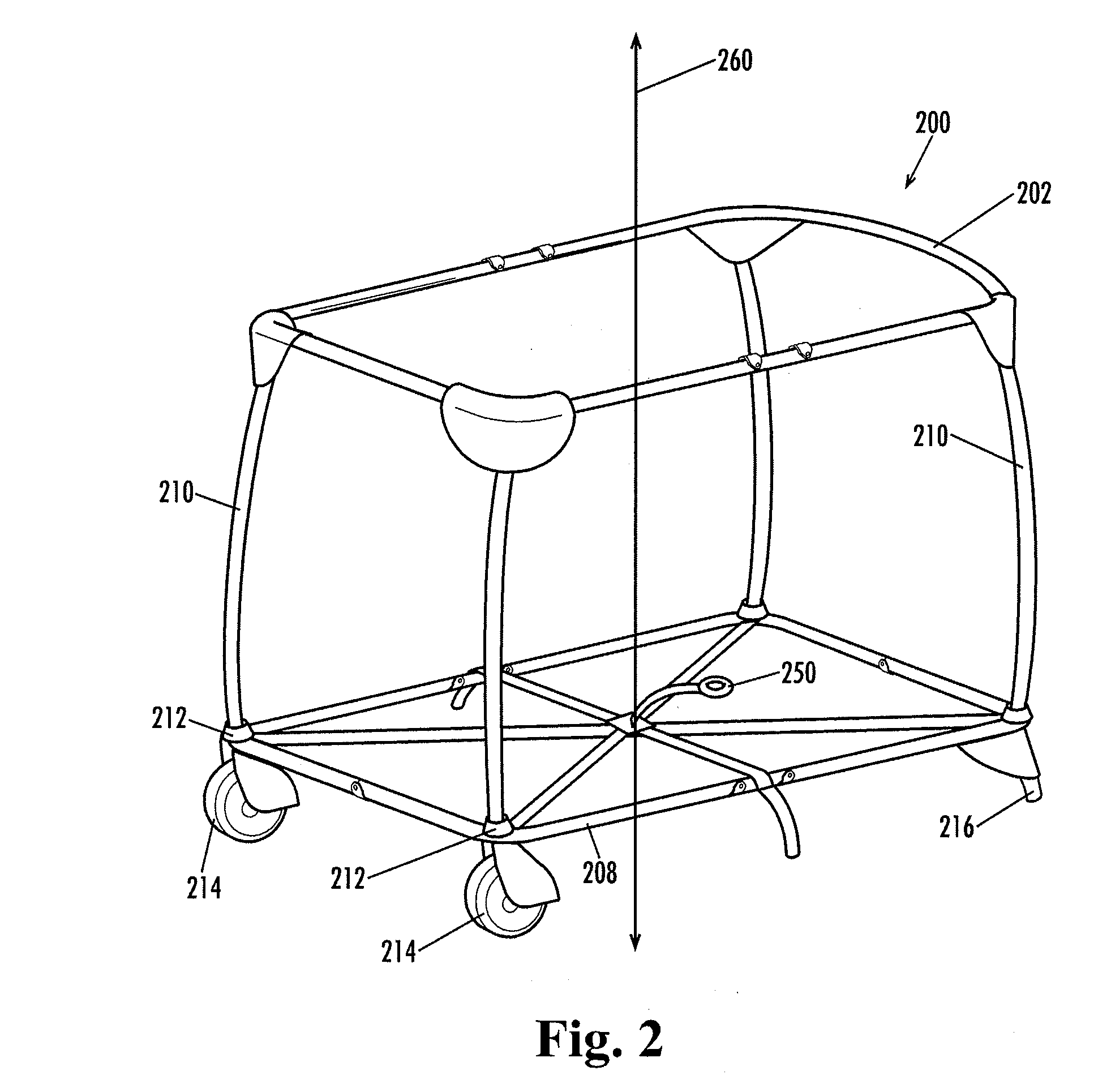 Collapsible play yard and bassinet assembly combination