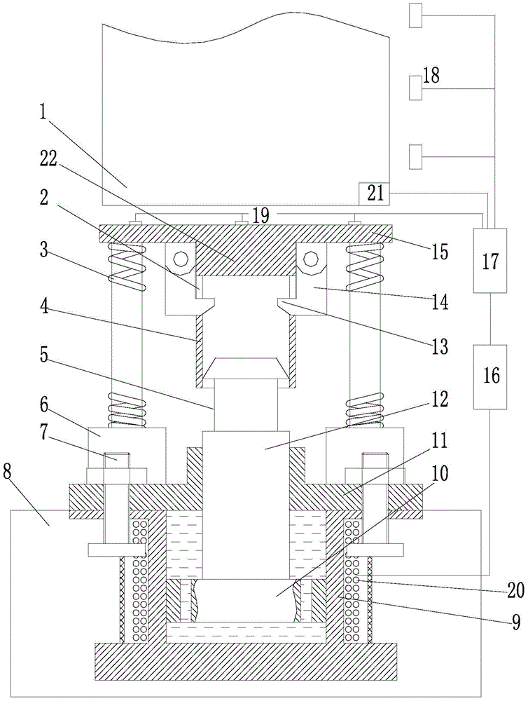 Safety Elevator System with Composite Damping Force