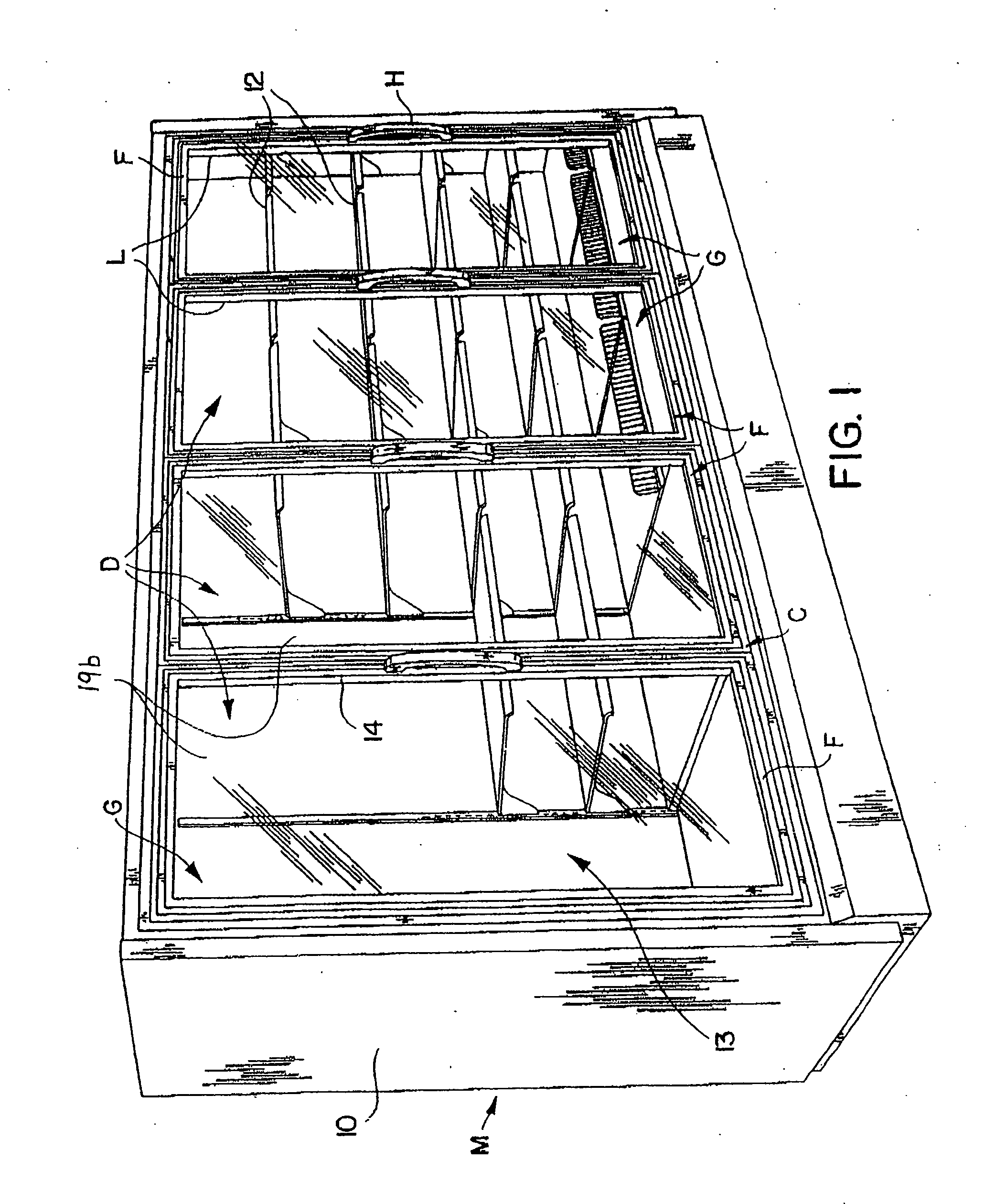 Merchandisers having anti-fog coatings and methods for making the same