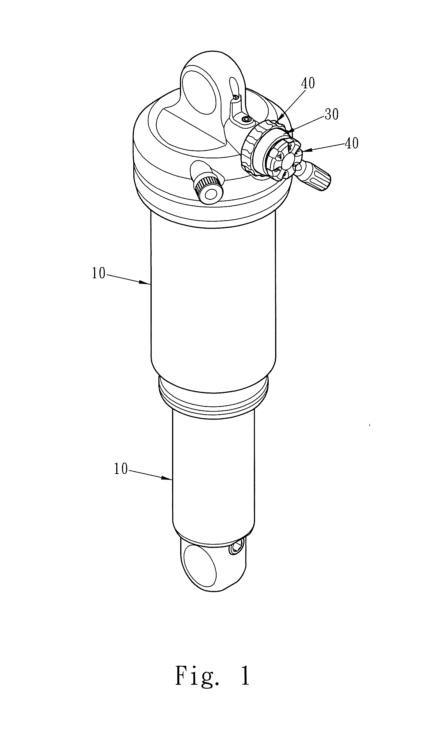 Co-axial adjustable damping assembly