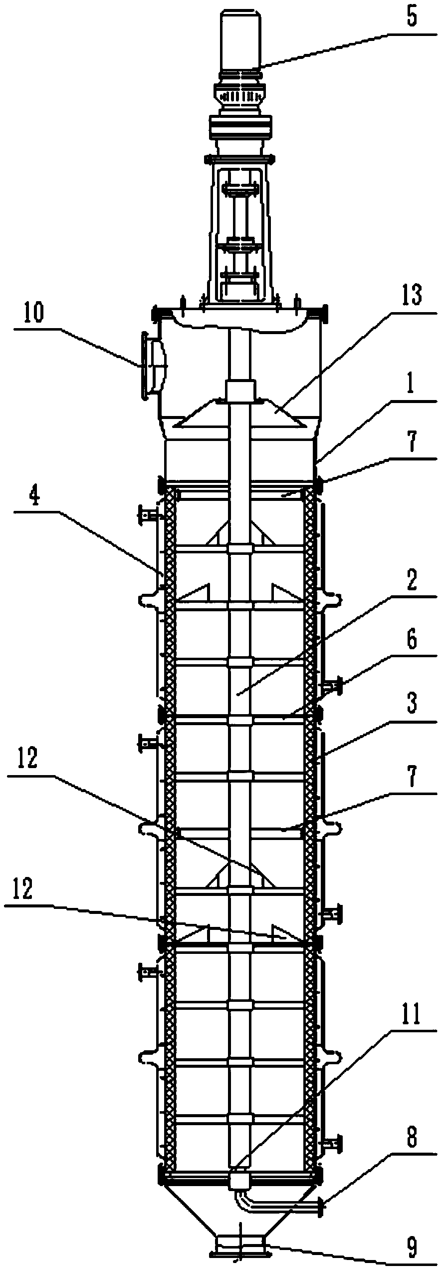 Wiped film evaporator