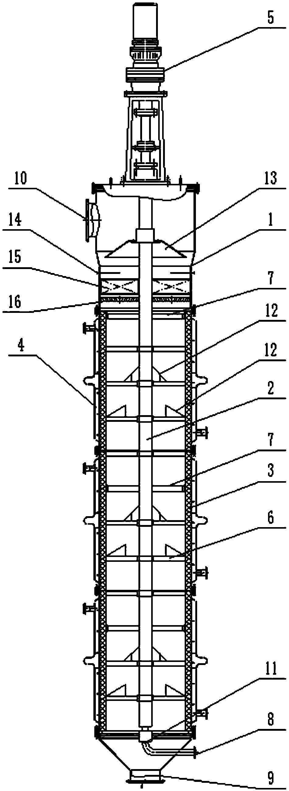 Wiped film evaporator