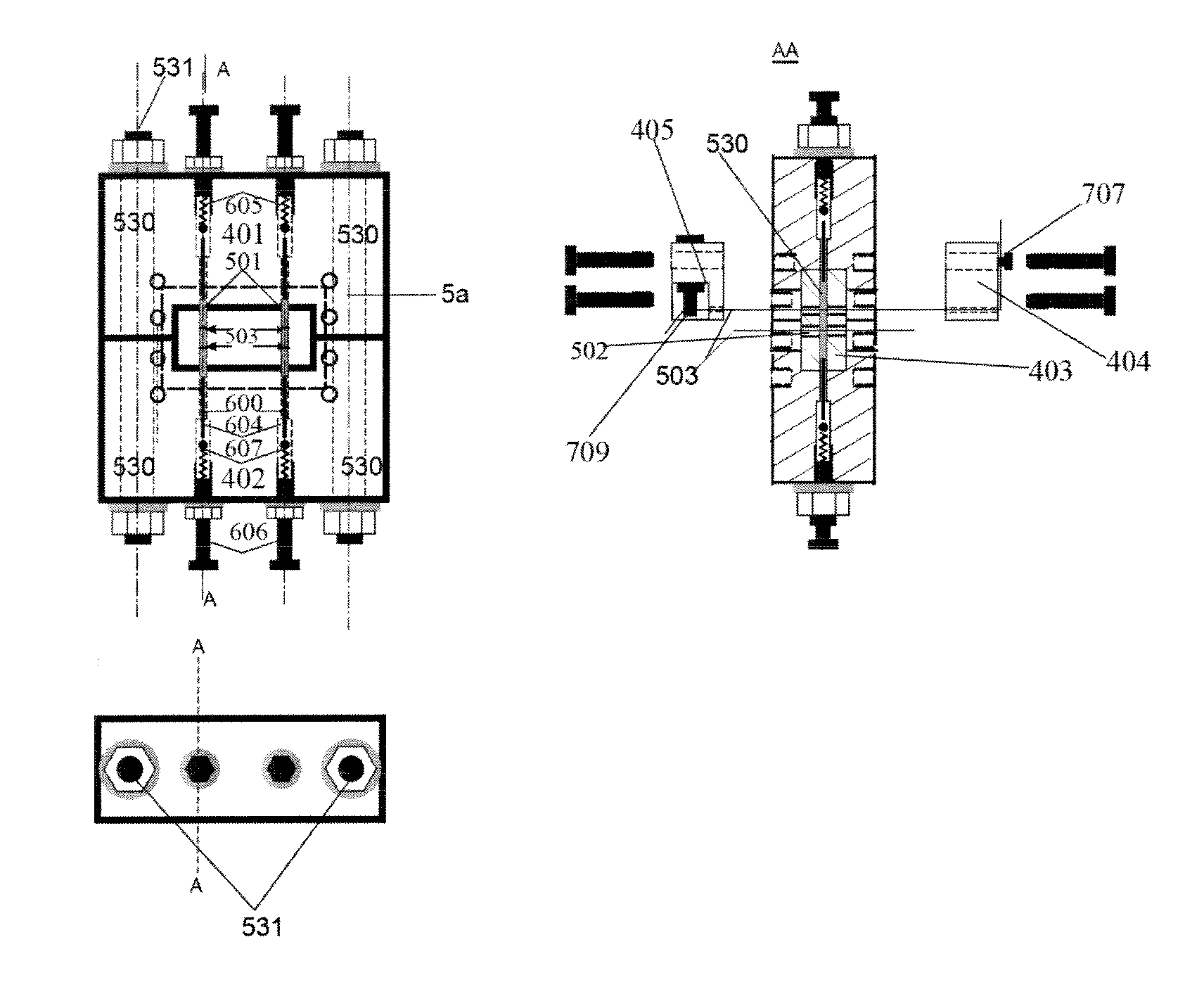 Device for conductivity measurement in a controlled environment and method thereof