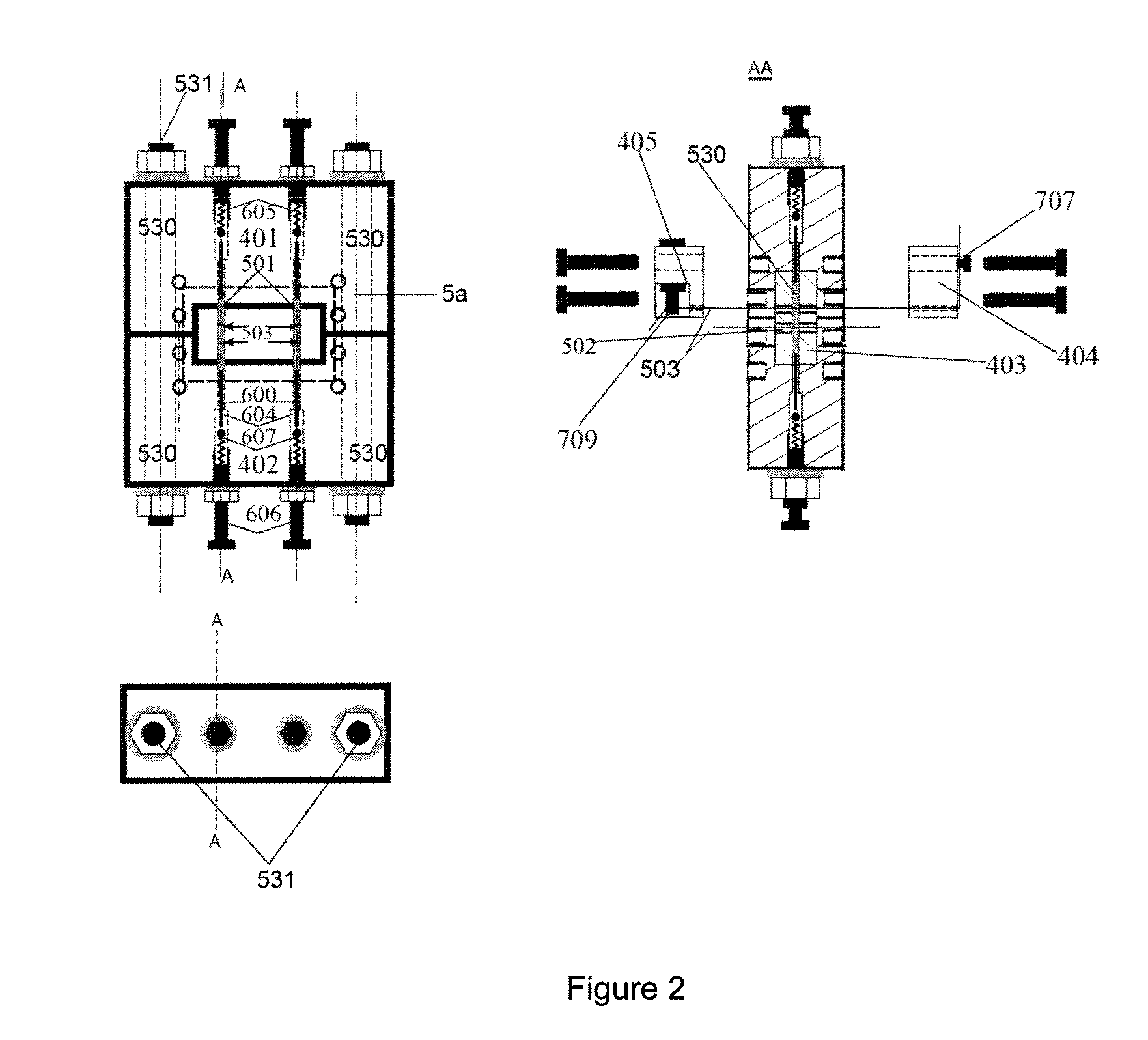 Device for conductivity measurement in a controlled environment and method thereof