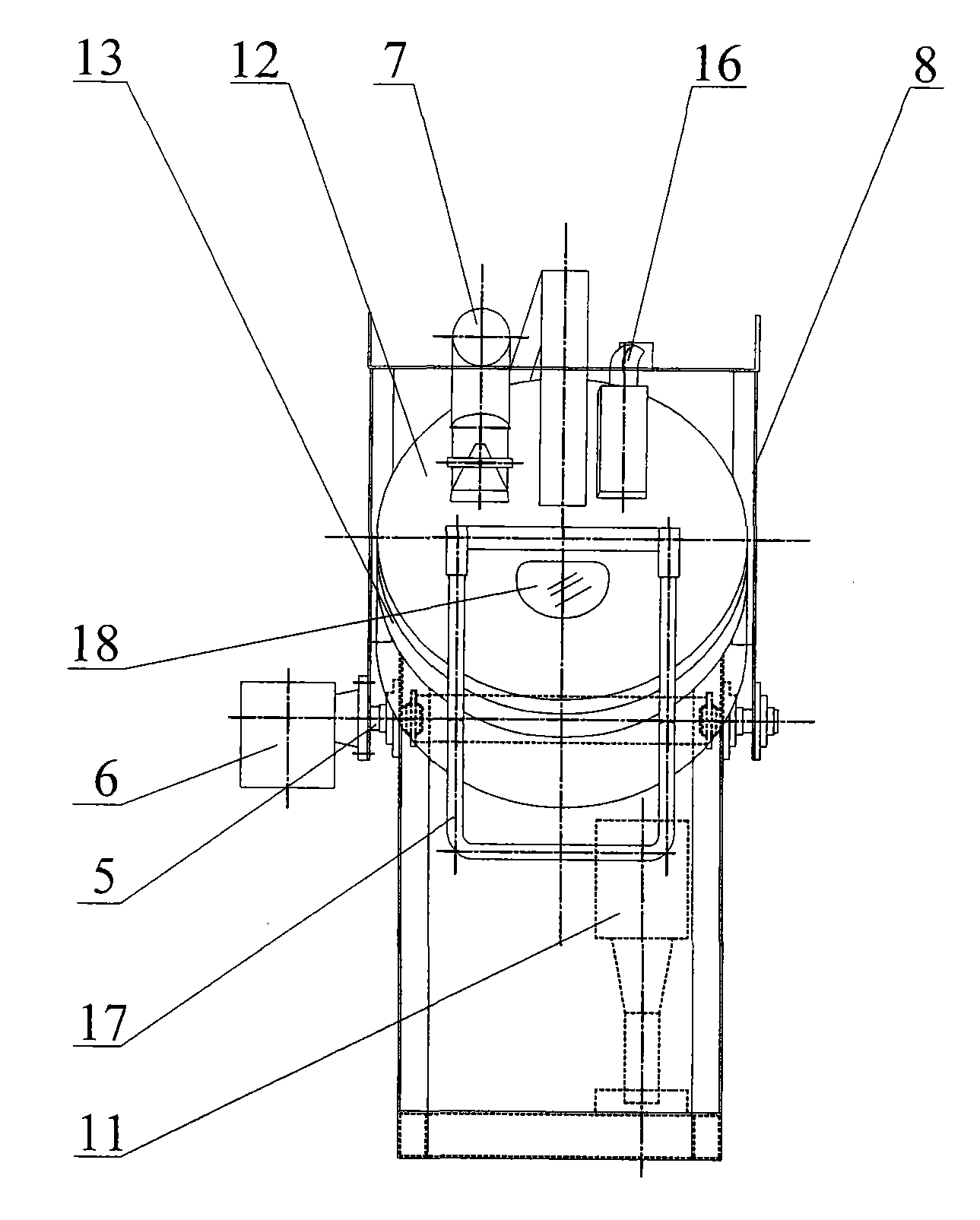 Automatically vibrating glue-spraying machine