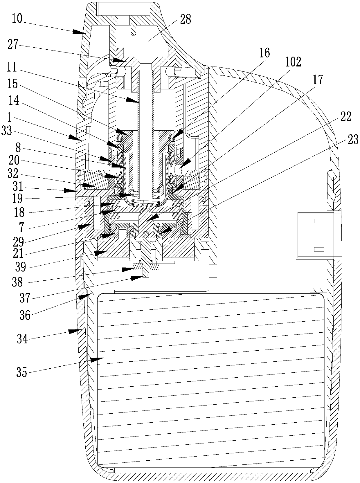 Electronic cigarette atomizer and electronic cigarette