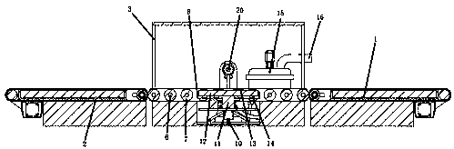 Full-automatic efficient furniture assembly line