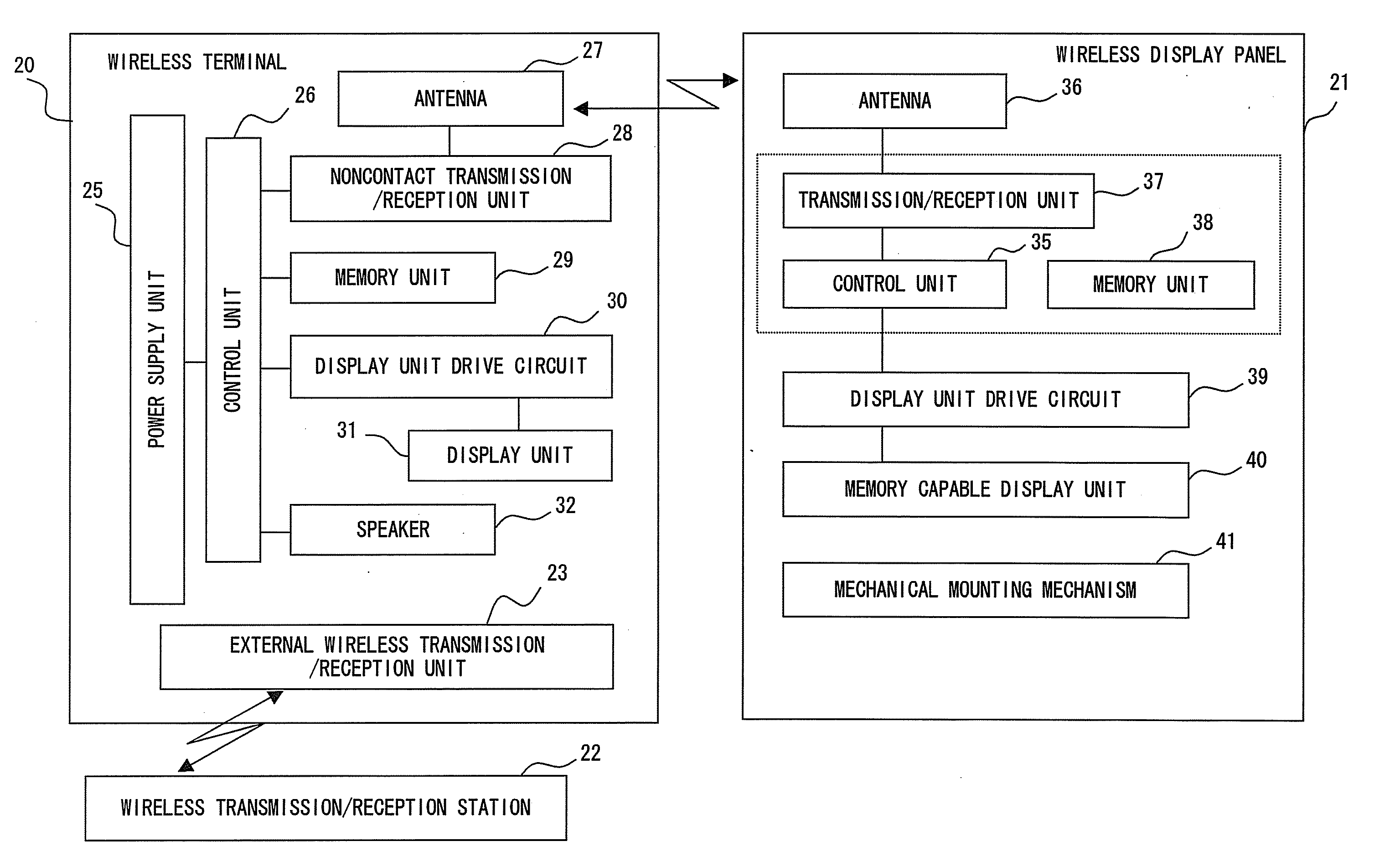 Information display system, display device, display device drive method and display apparatus