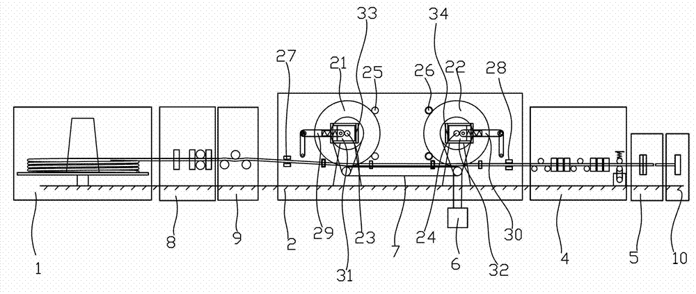 Rebar wire straightening and tailoring mechanism